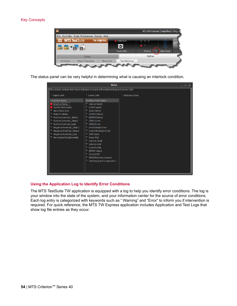 MTS Criterion Series 40 User Manual | Page 54 / 142