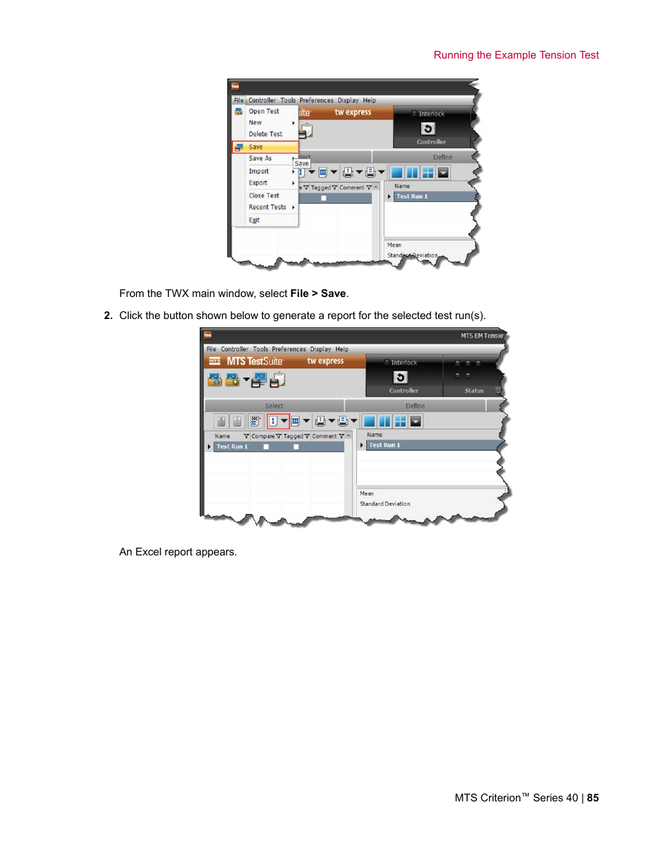 MTS Criterion Series 40 User Manual | Page 85 / 142