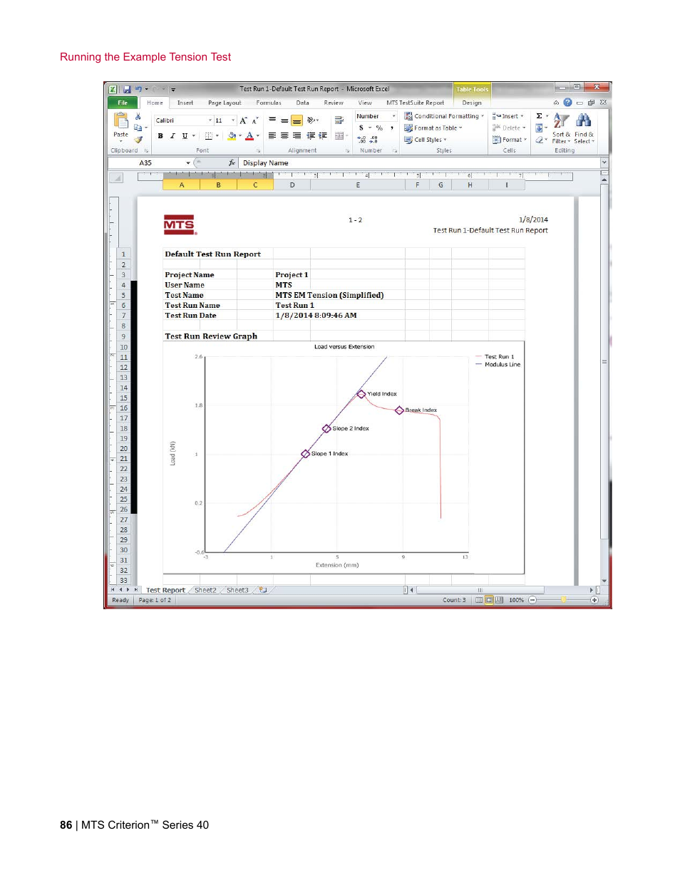 MTS Criterion Series 40 User Manual | Page 86 / 142