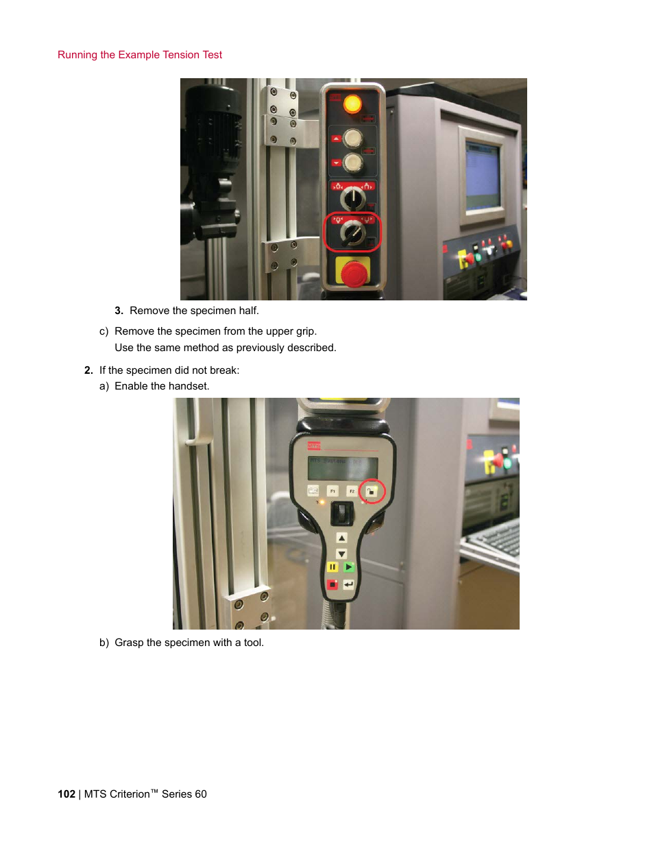MTS Criterion Series 60 User Manual | Page 102 / 146