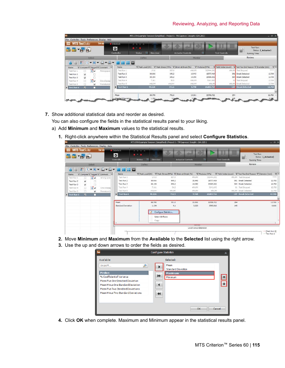 MTS Criterion Series 60 User Manual | Page 115 / 146