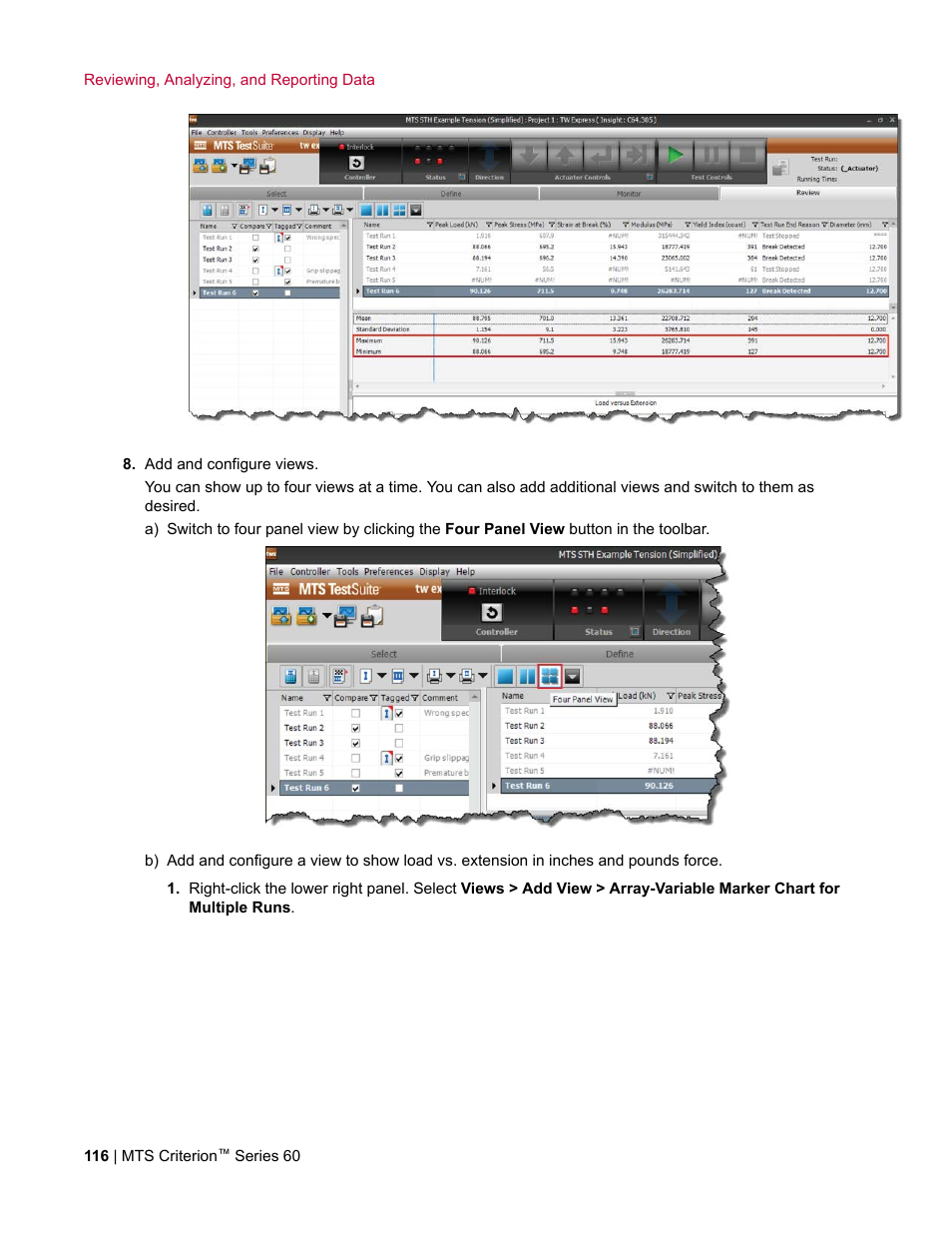 MTS Criterion Series 60 User Manual | Page 116 / 146