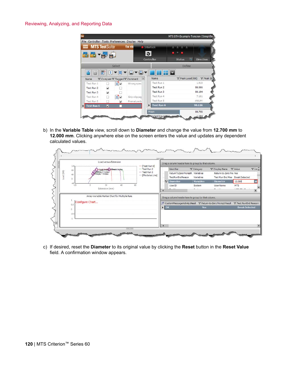MTS Criterion Series 60 User Manual | Page 120 / 146