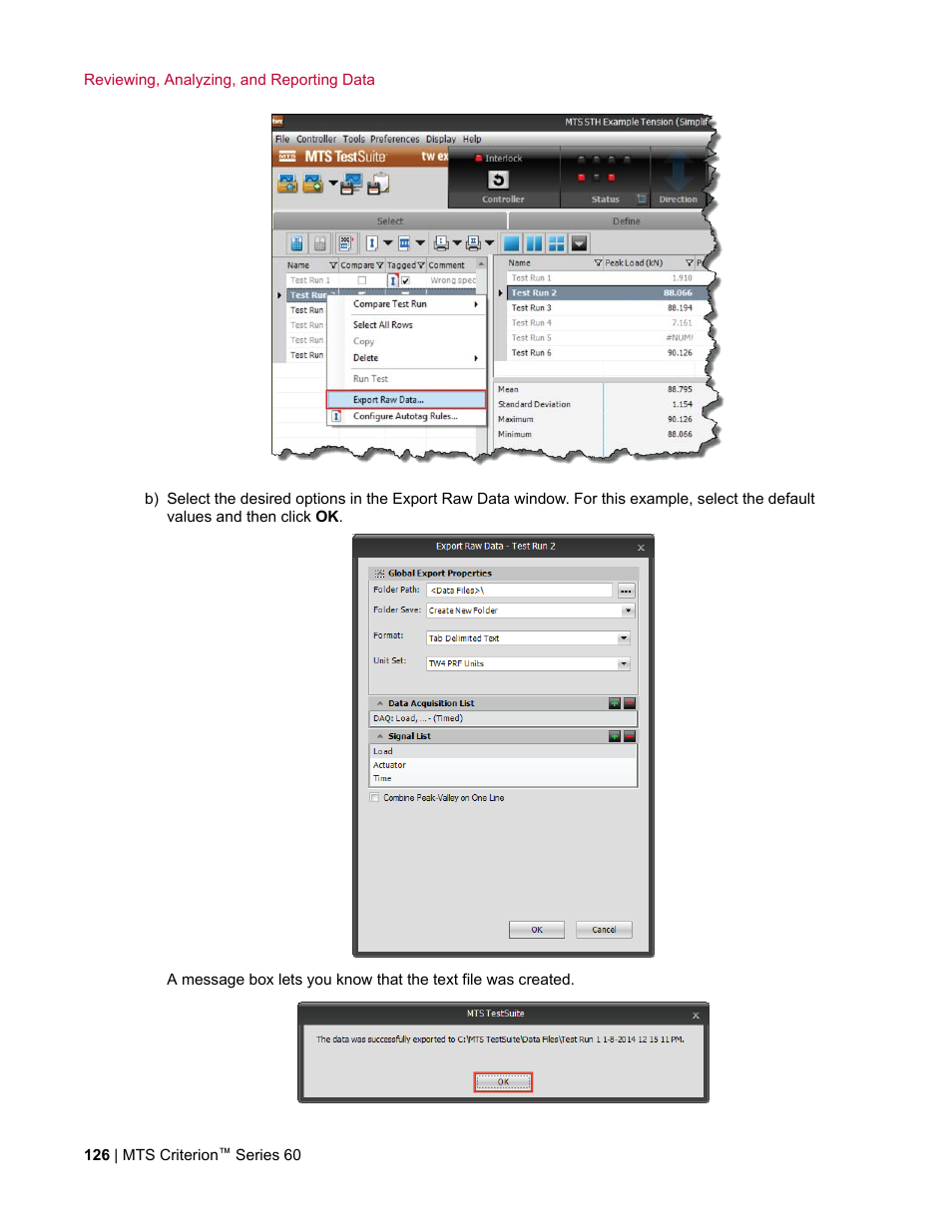 MTS Criterion Series 60 User Manual | Page 126 / 146