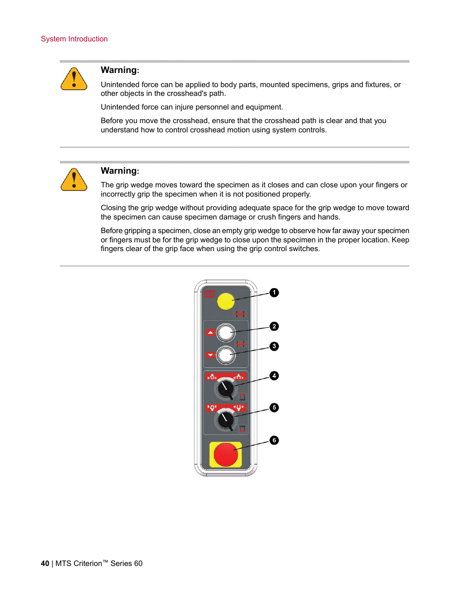 MTS Criterion Series 60 User Manual | Page 40 / 146