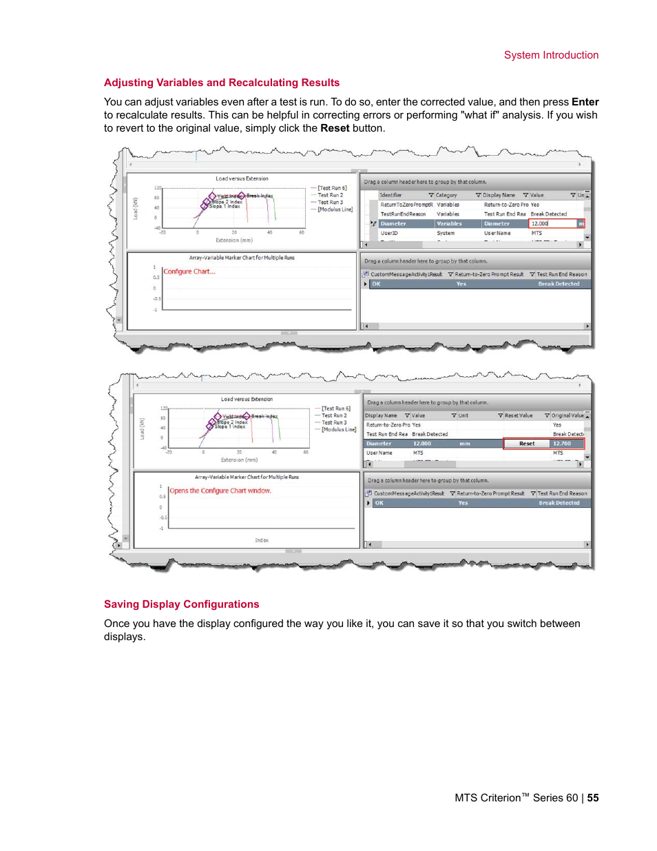 MTS Criterion Series 60 User Manual | Page 55 / 146