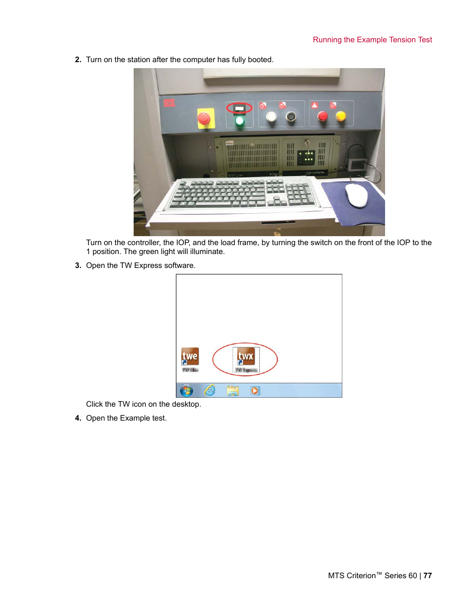 MTS Criterion Series 60 User Manual | Page 77 / 146