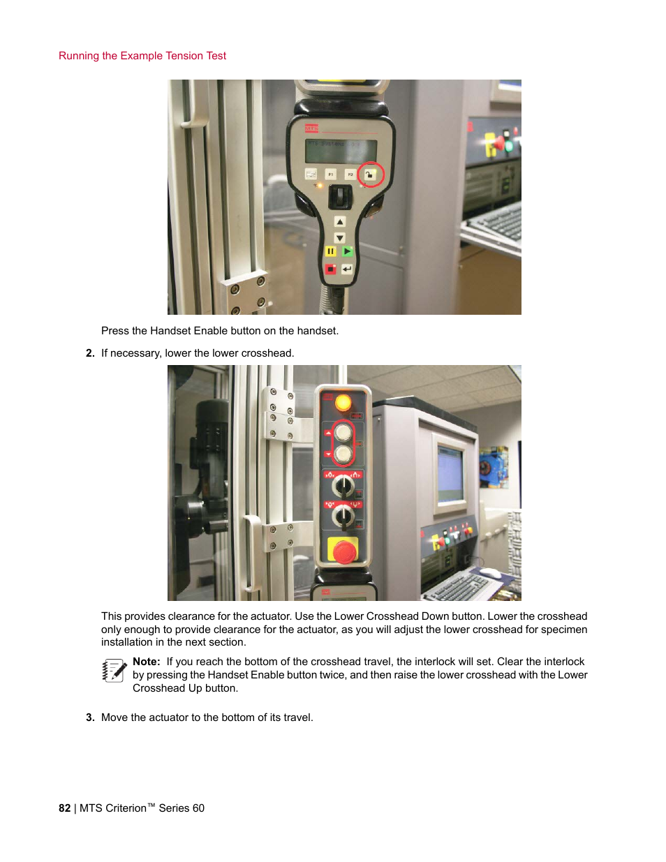 MTS Criterion Series 60 User Manual | Page 82 / 146