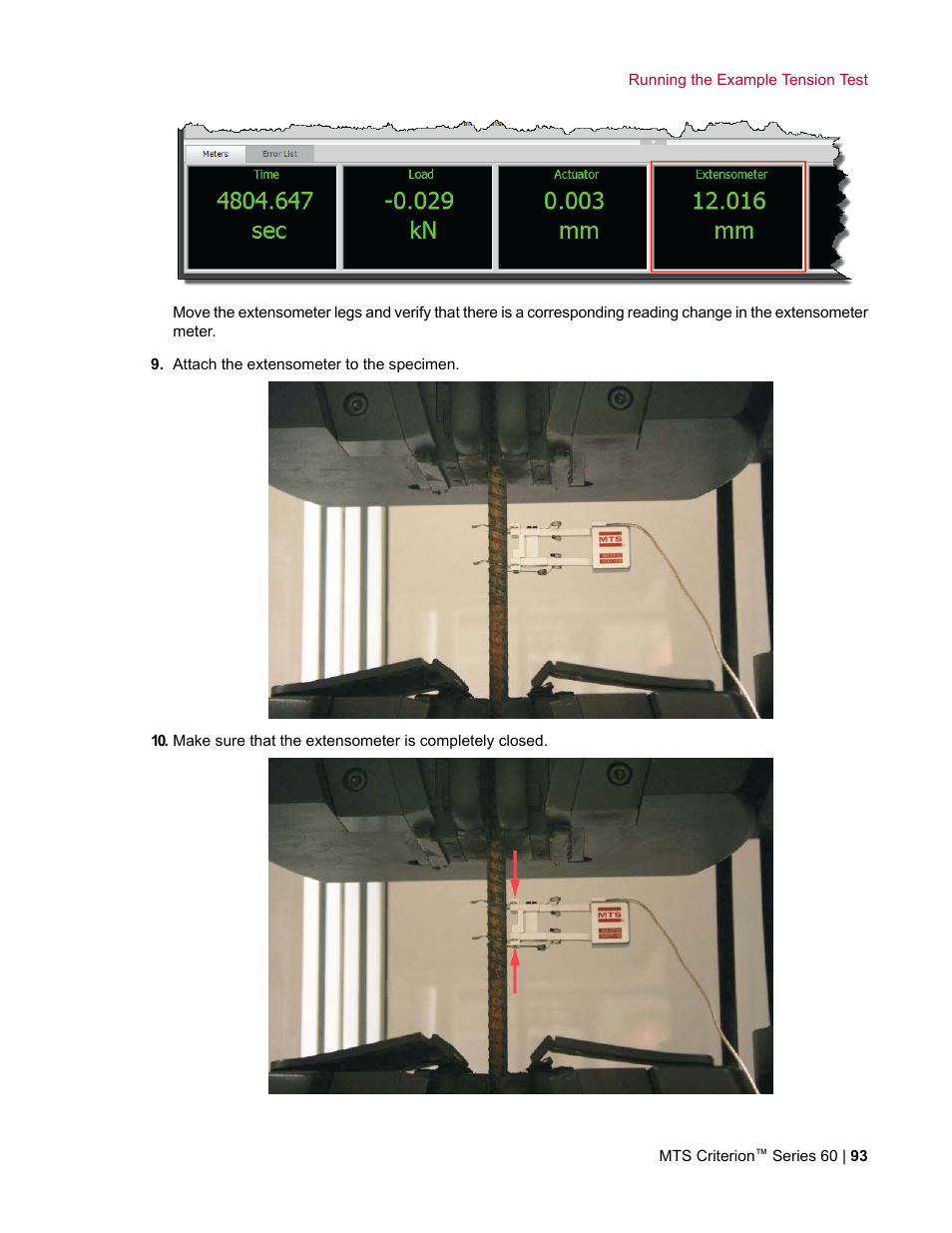 MTS Criterion Series 60 User Manual | Page 93 / 146