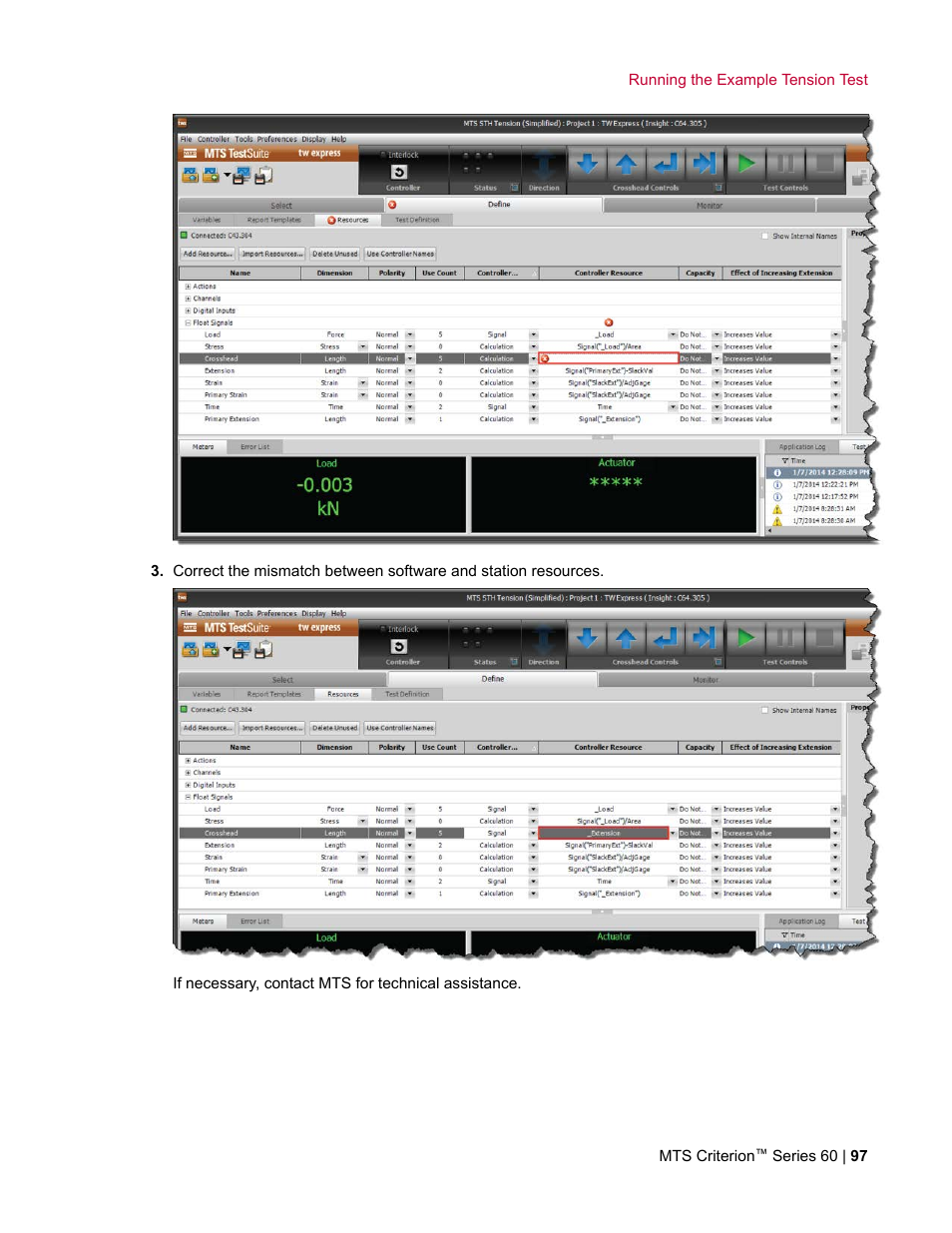 MTS Criterion Series 60 User Manual | Page 97 / 146