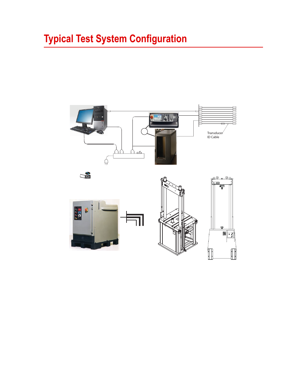 Typical test system configuration, Typical test system configuration 13 | MTS 85X Damper User Manual | Page 13 / 56