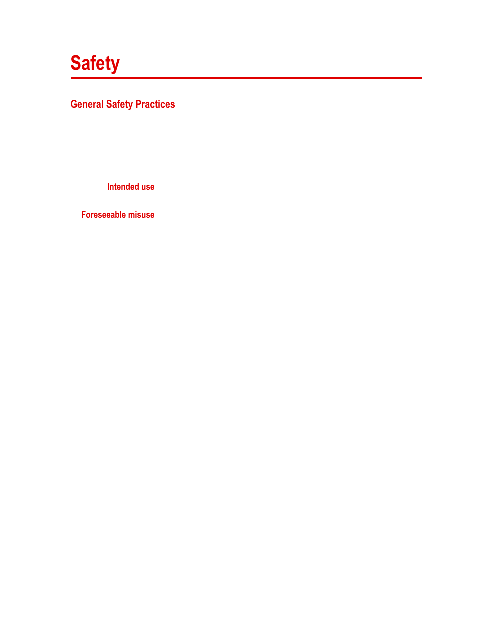Safety, General safety practices, Safety 17 | General safety practices 17 | MTS 85X Damper User Manual | Page 17 / 56