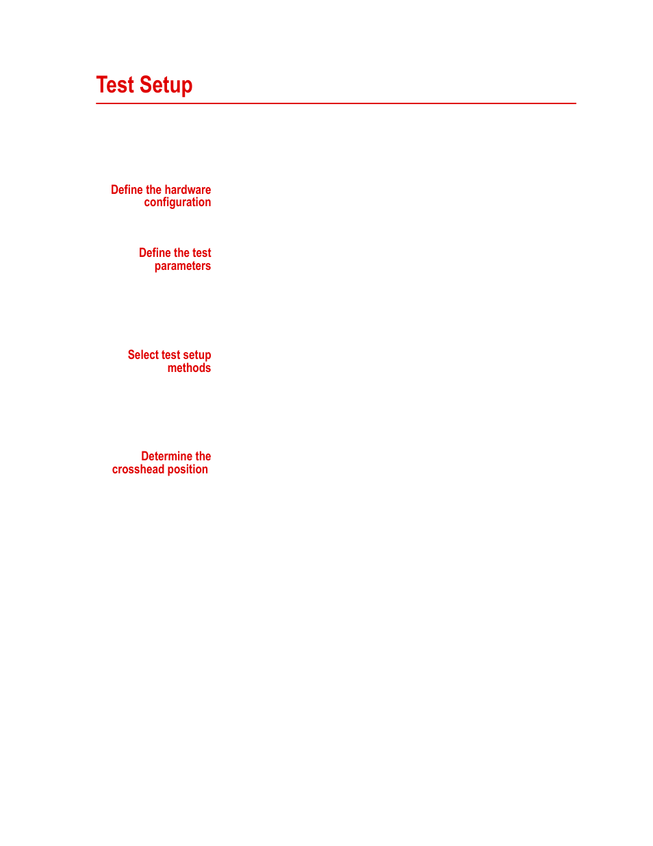 Test setup, Test setup 27 | MTS 85X Damper User Manual | Page 27 / 56