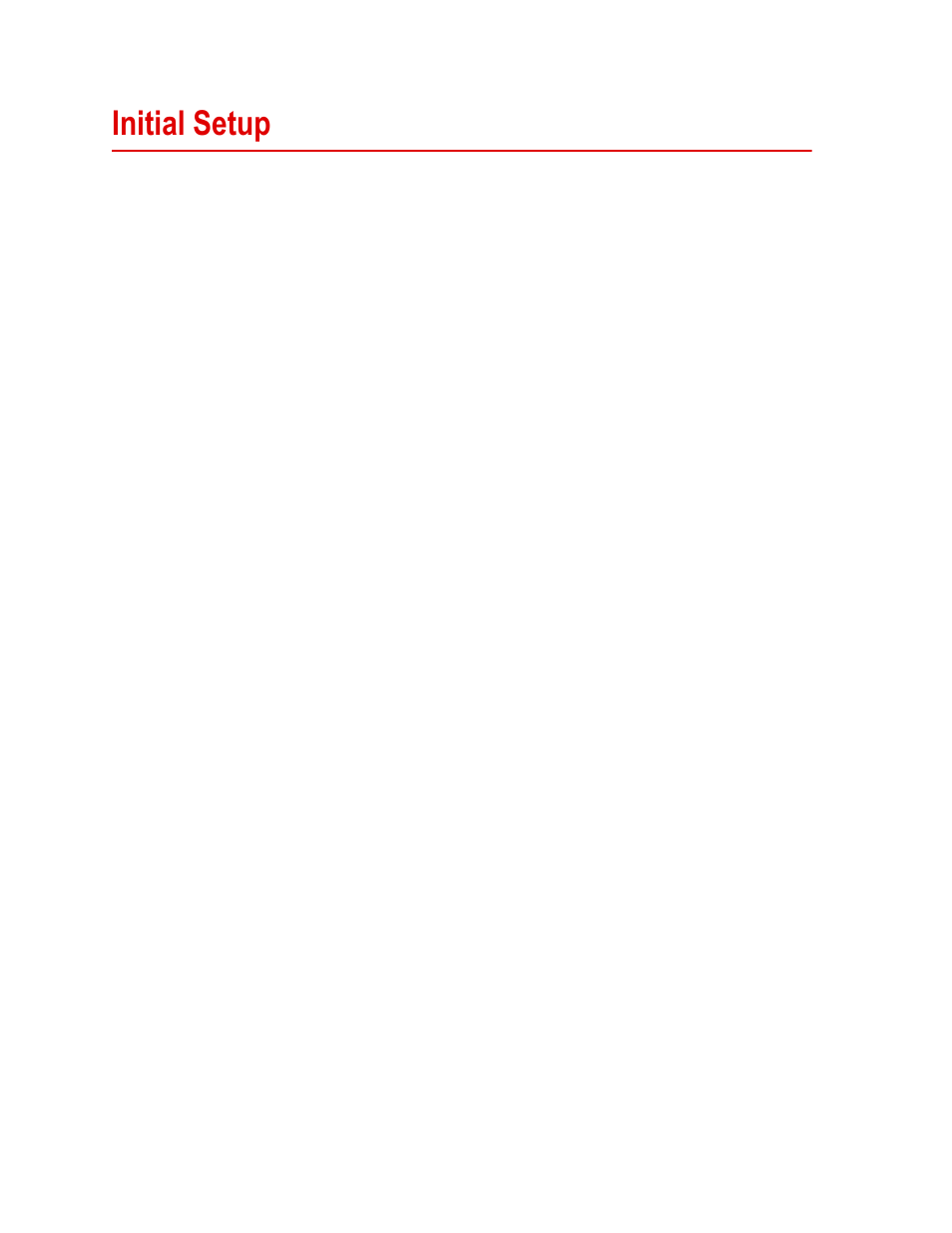 Initial setup, Initial setup 30 | MTS 85X Damper User Manual | Page 30 / 56