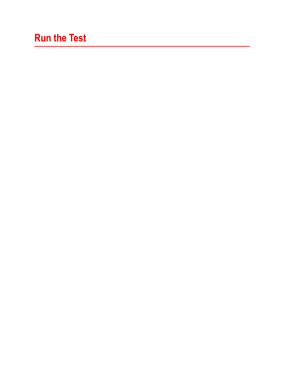 Run the test, Run the test 34 | MTS 85X Damper User Manual | Page 34 / 56