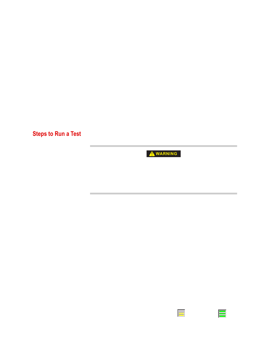 Steps to run a test, Steps to run a test 40 | MTS 85X Damper User Manual | Page 40 / 56