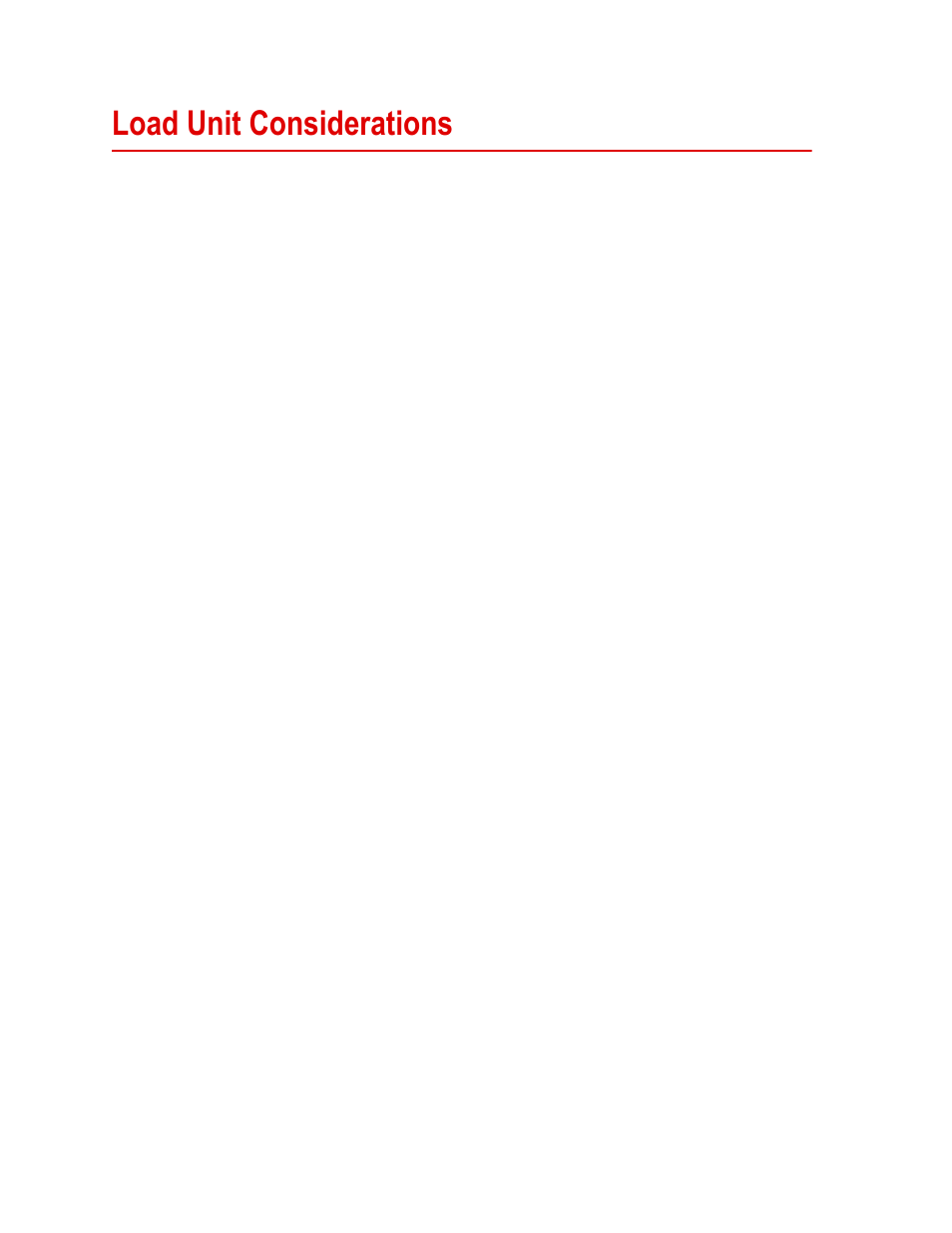 Load unit considerations, Load unit considerations 30 | MTS Landmark  Site Prep Guide User Manual | Page 30 / 34