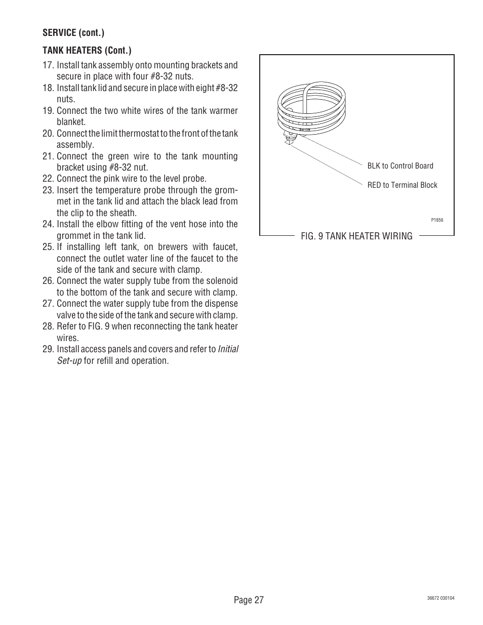 Bunn TWIN APS User Manual | Page 27 / 32