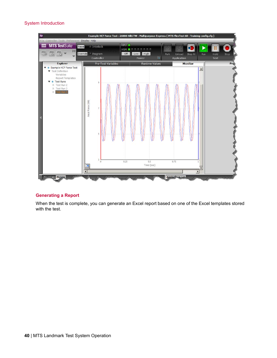 MTS Landmark System User Manual | Page 40 / 126