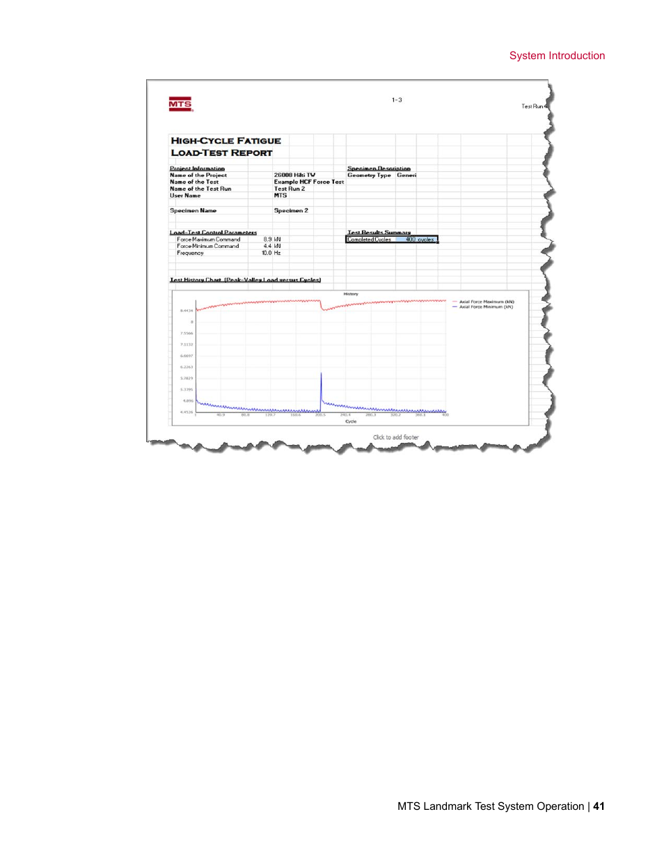 MTS Landmark System User Manual | Page 41 / 126