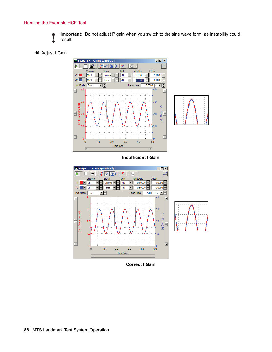 MTS Landmark System User Manual | Page 86 / 126