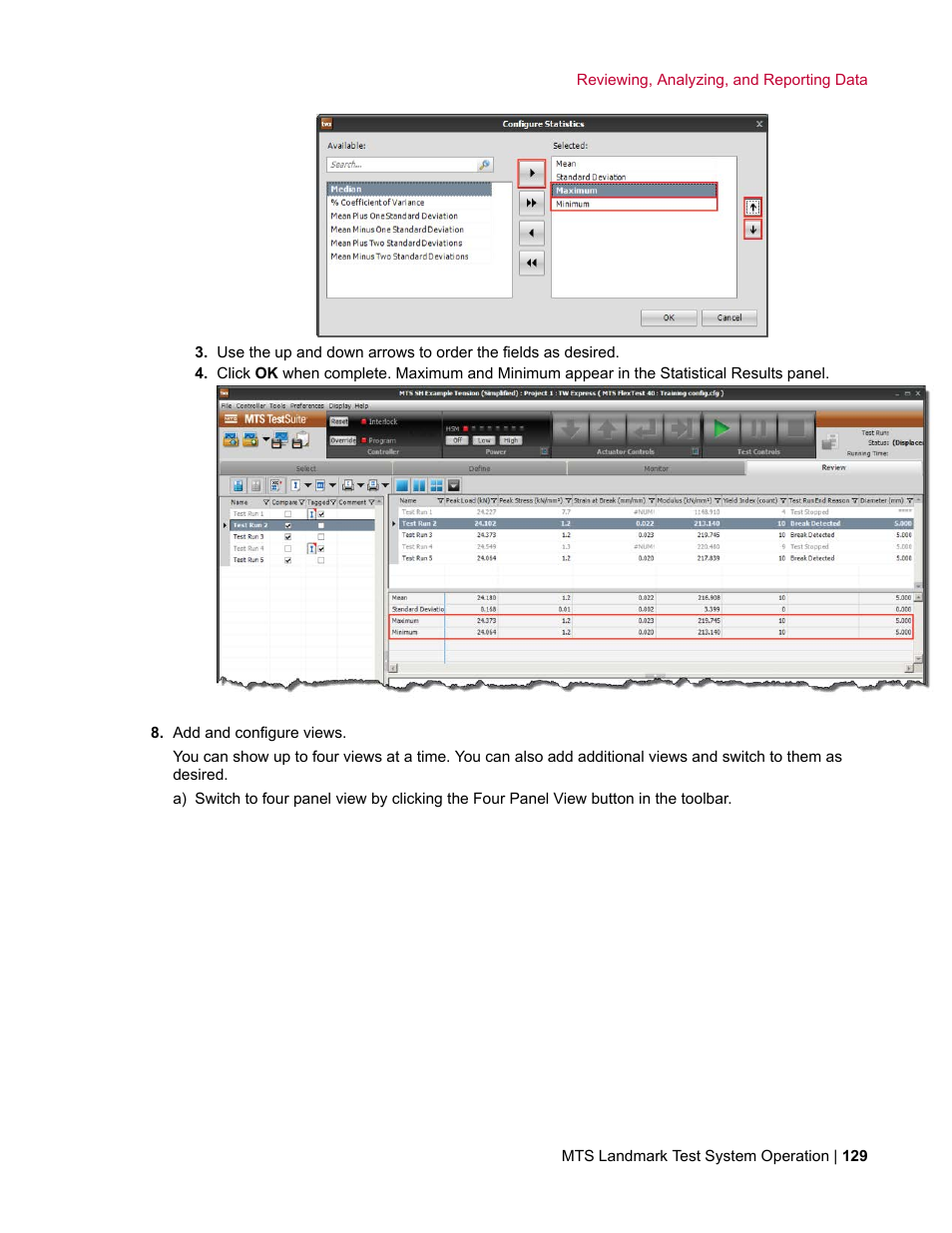 MTS Landmark TWX User Manual | Page 129 / 162