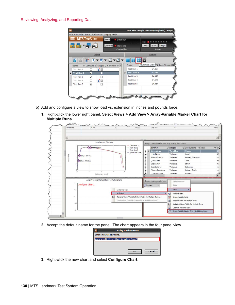 MTS Landmark TWX User Manual | Page 130 / 162