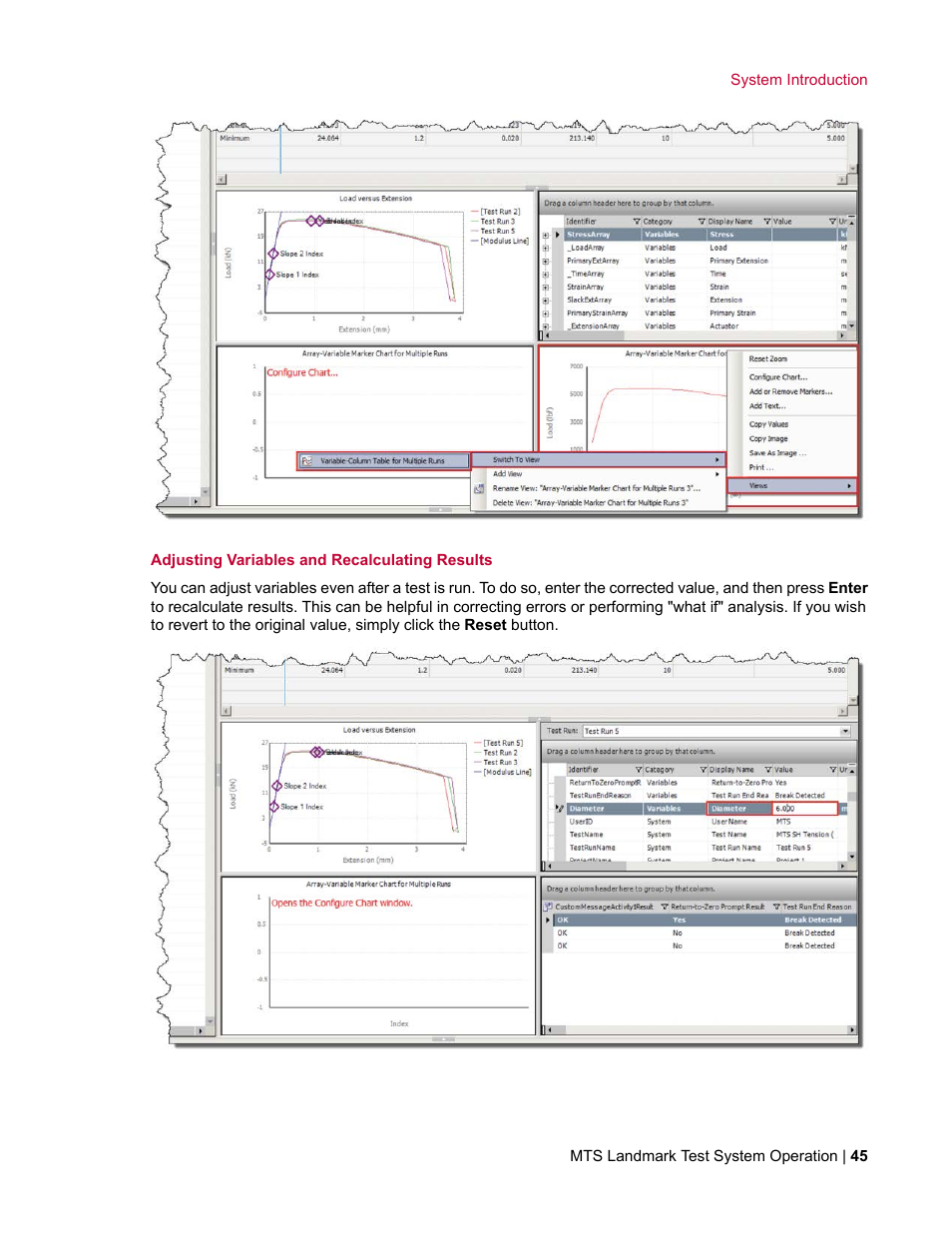 MTS Landmark TWX User Manual | Page 45 / 162