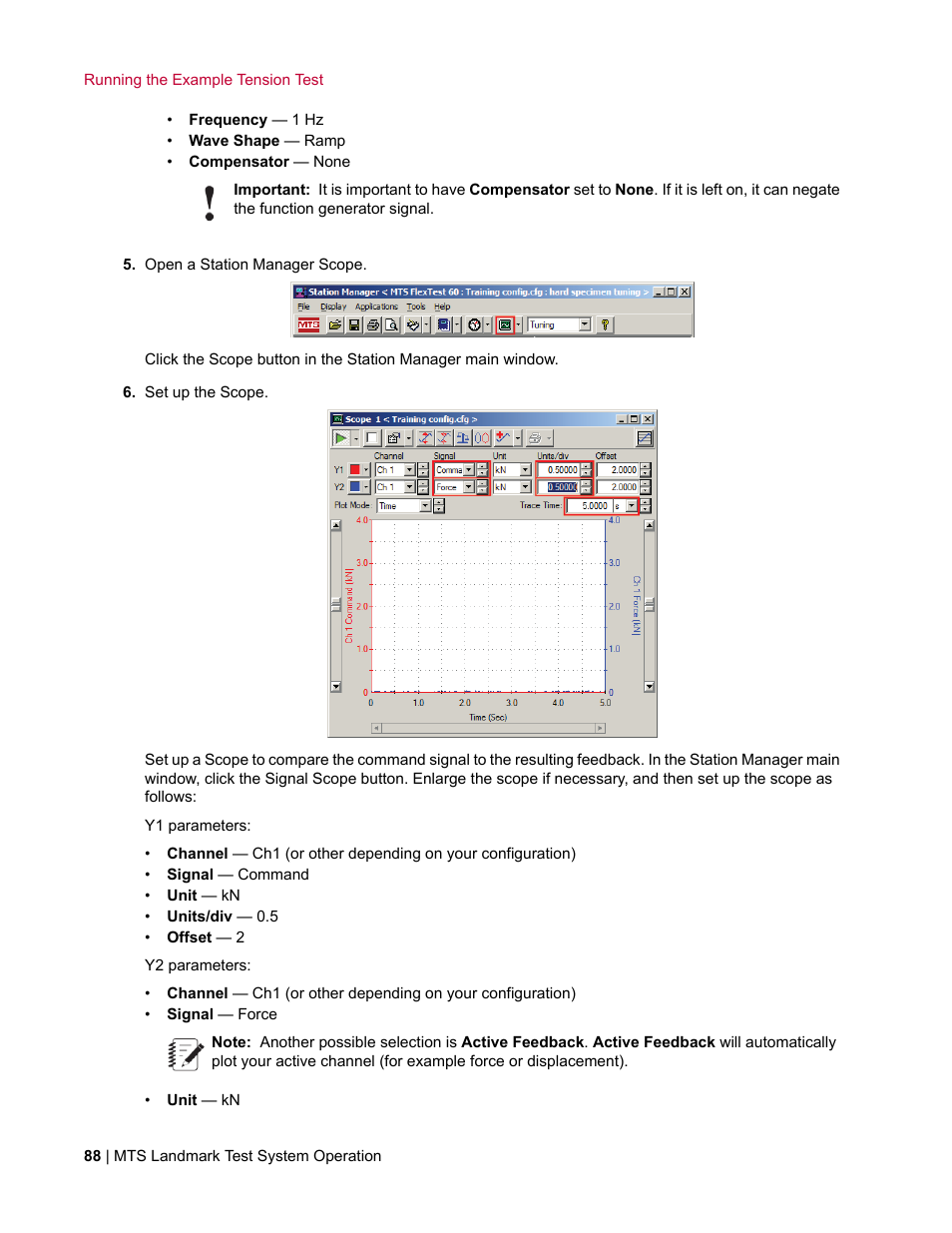 MTS Landmark TWX User Manual | Page 88 / 162
