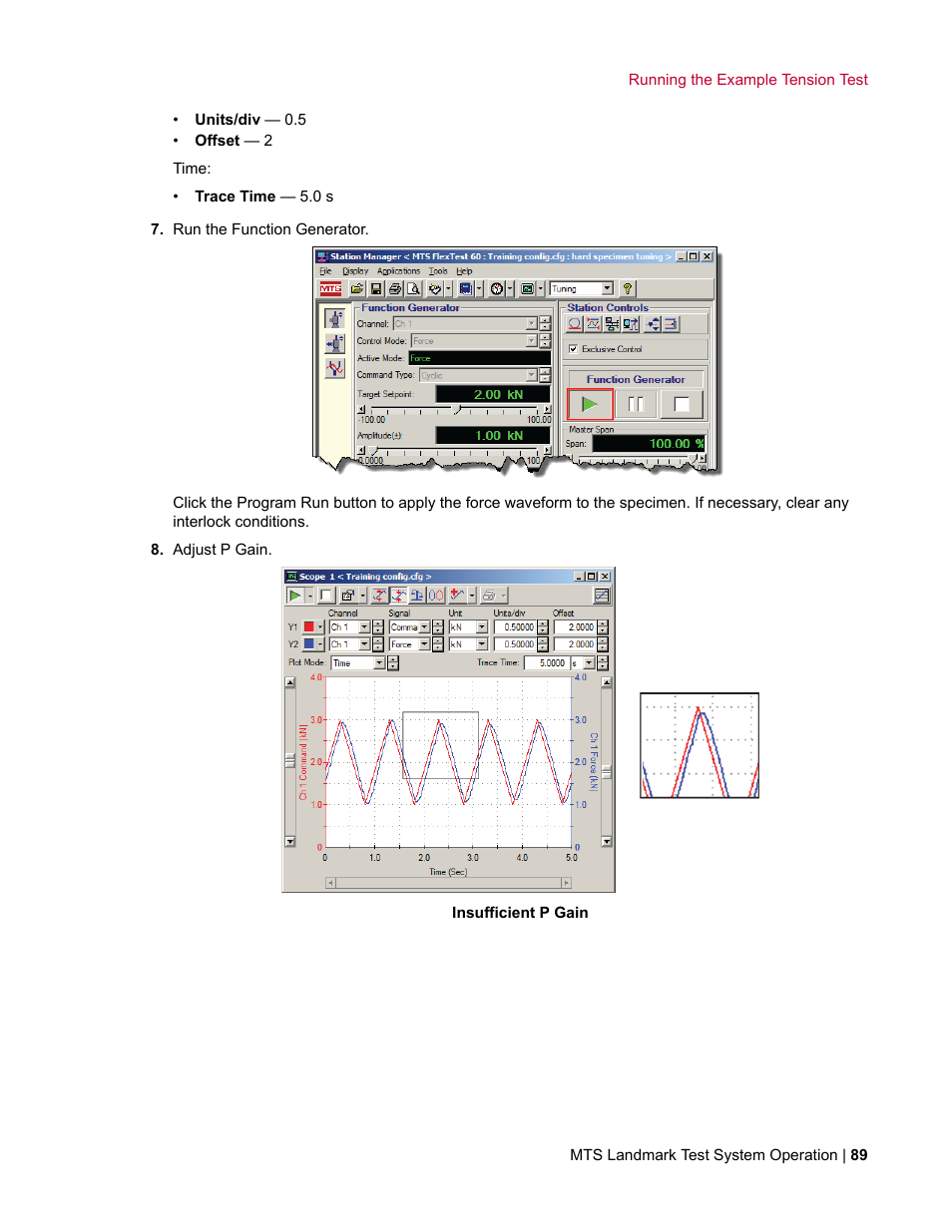 MTS Landmark TWX User Manual | Page 89 / 162