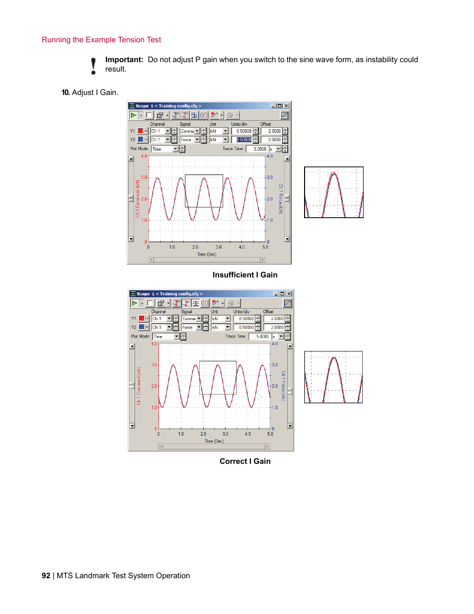 MTS Landmark TWX User Manual | Page 92 / 162