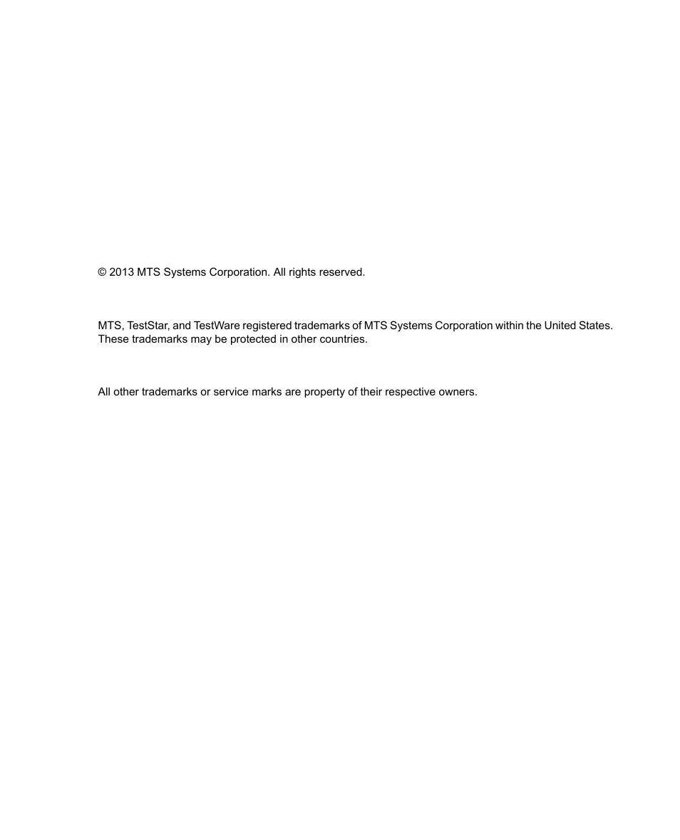 MTS Material Test Systems User Manual | Page 2 / 80