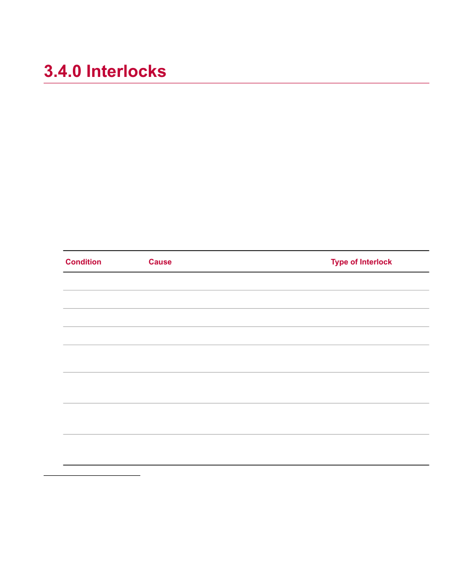 0 interlocks, Interlocks | MTS Material Test Systems User Manual | Page 24 / 80