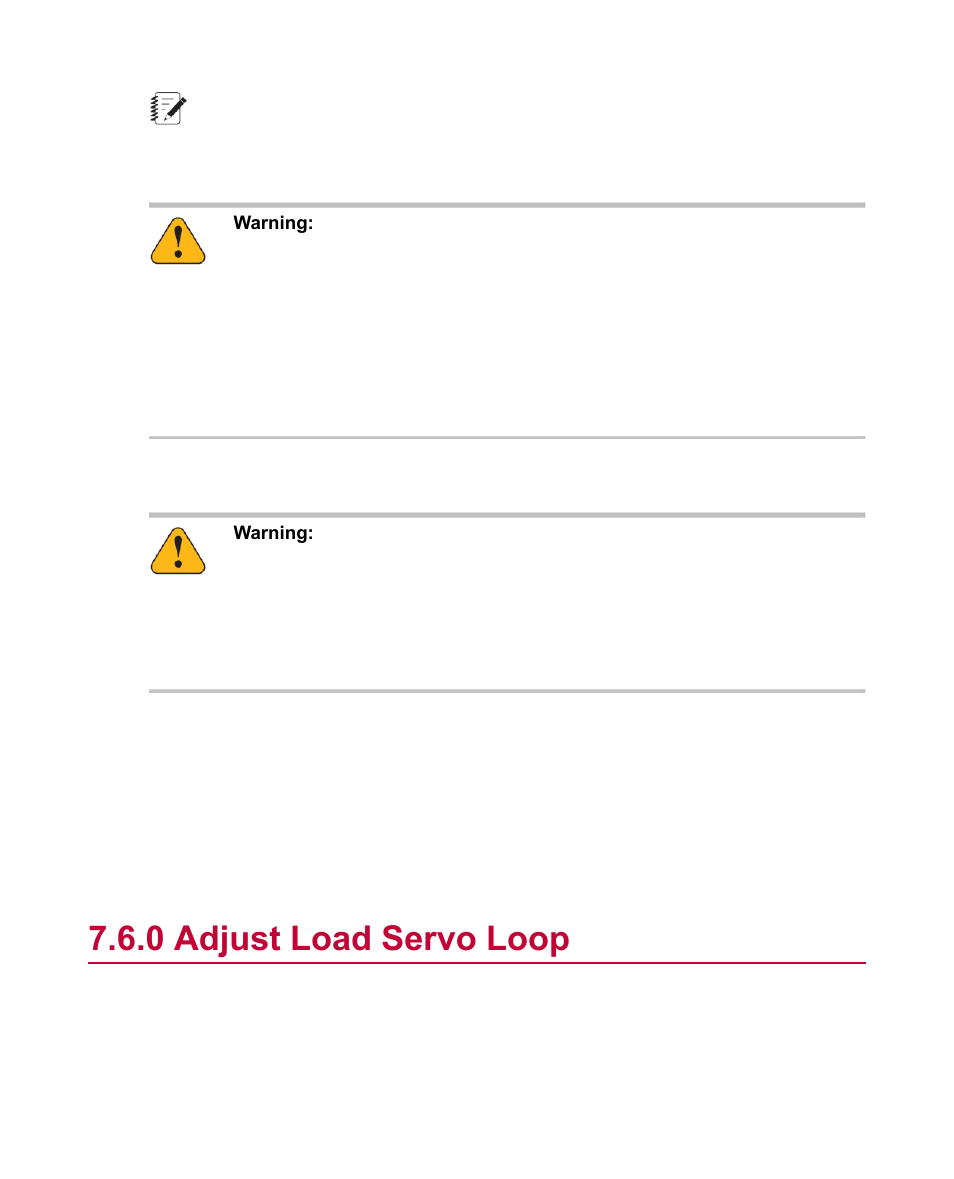 0 adjust load servo loop, Adjust load servo loop | MTS Material Test Systems User Manual | Page 65 / 80