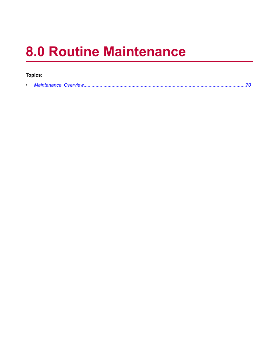 0 routine maintenance | MTS Material Test Systems User Manual | Page 69 / 80
