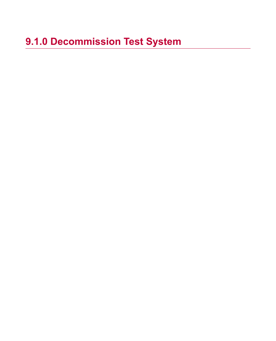 0 decommission test system | MTS Material Test Systems User Manual | Page 76 / 80
