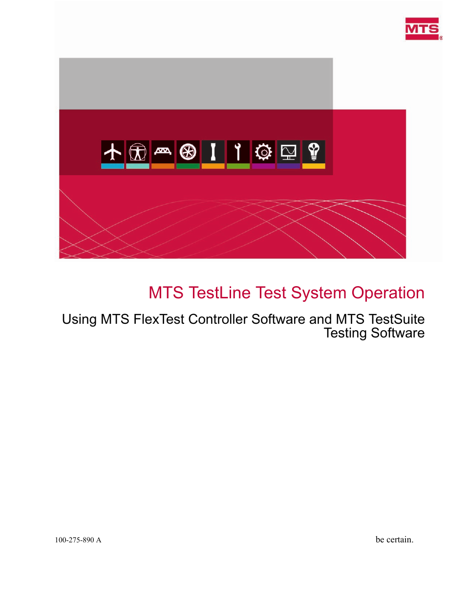 MTS TestLine User Manual | 132 pages