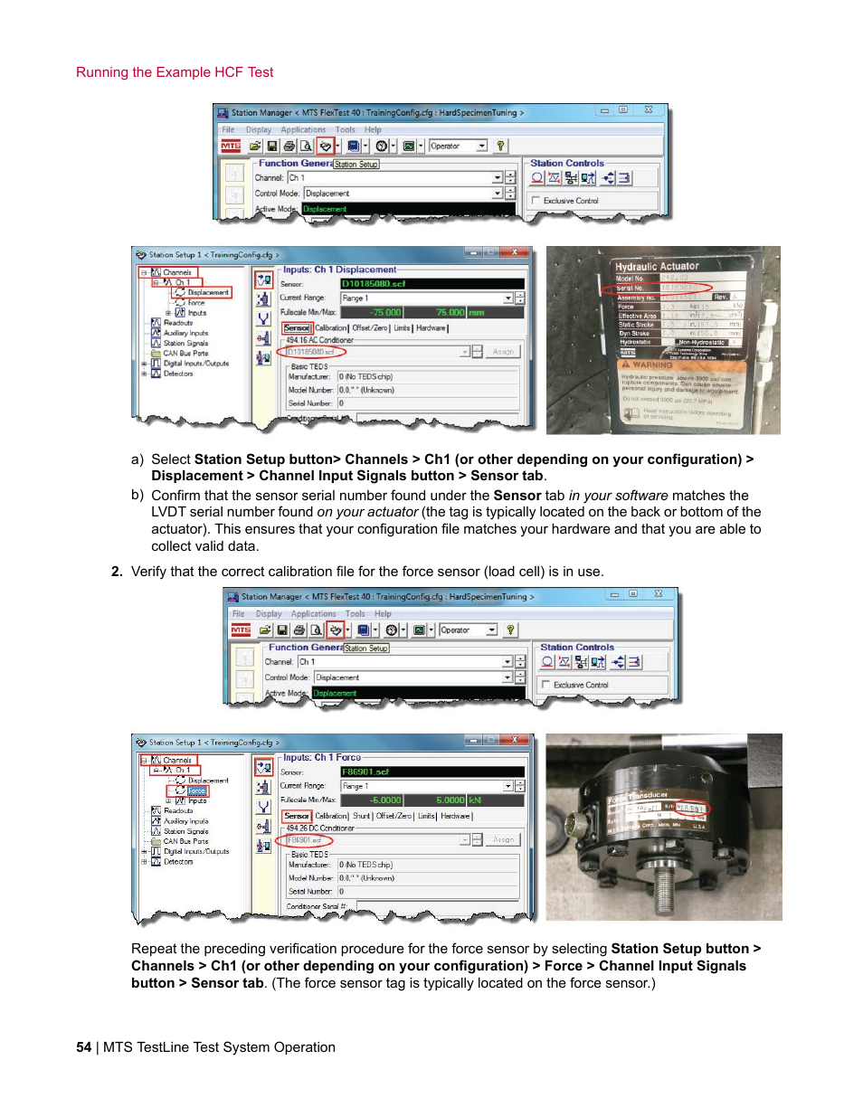 MTS TestLine User Manual | Page 54 / 132