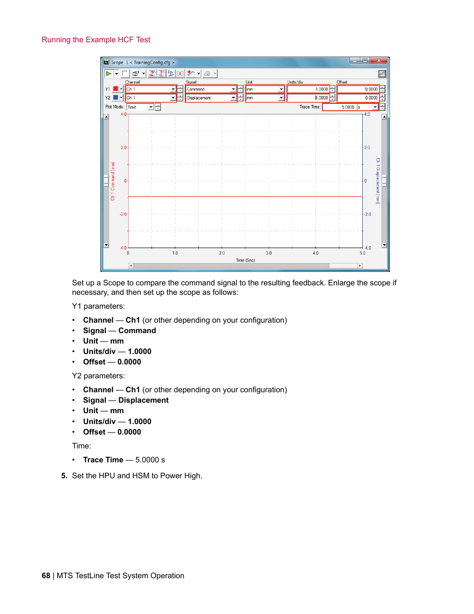 MTS TestLine User Manual | Page 68 / 132
