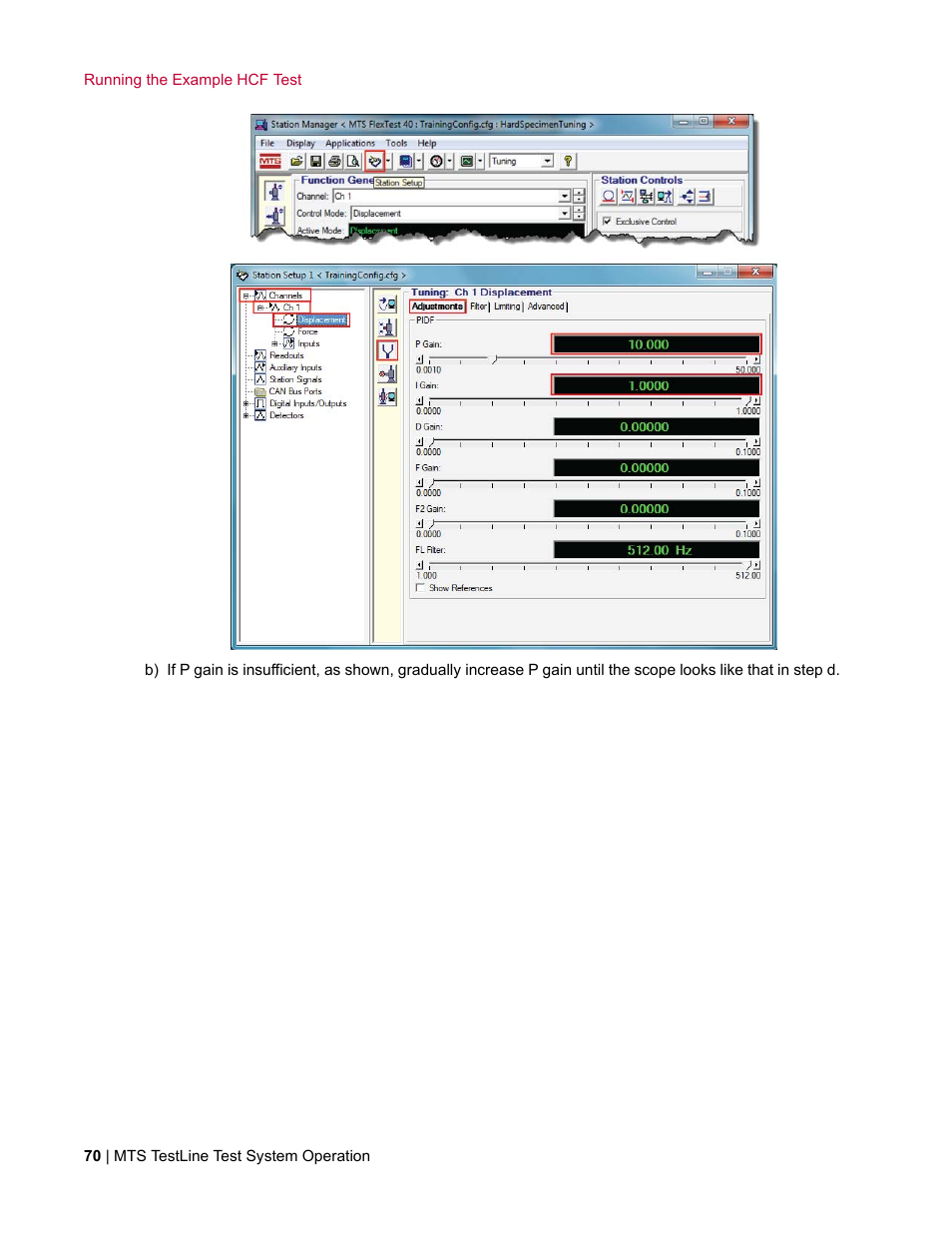 MTS TestLine User Manual | Page 70 / 132