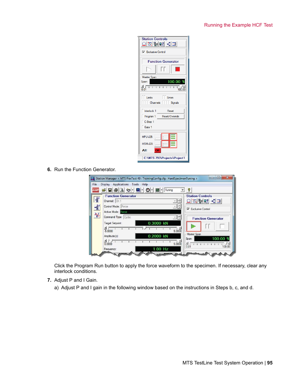 MTS TestLine User Manual | Page 95 / 132