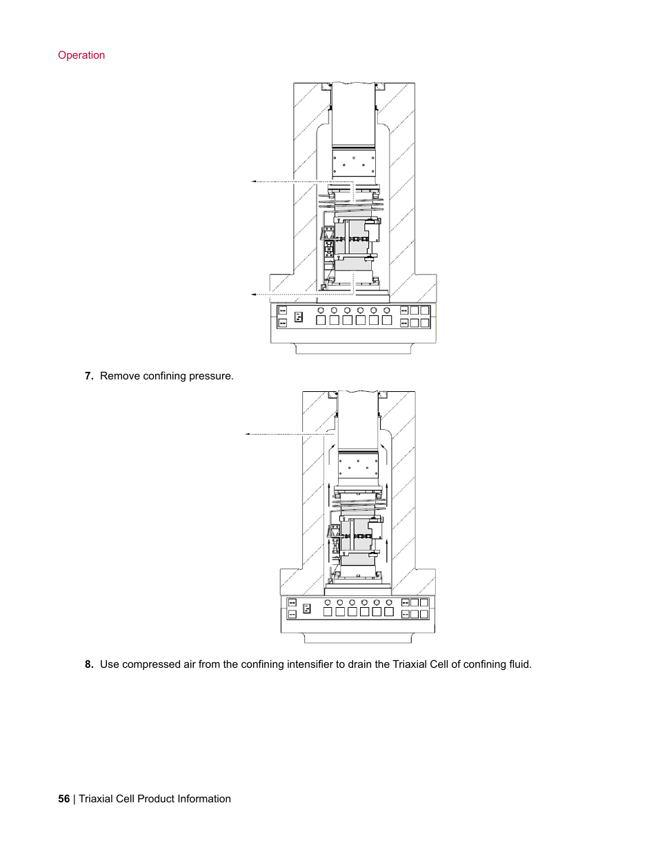 MTS Triaxial Cell Models 656-06 User Manual | Page 56 / 86