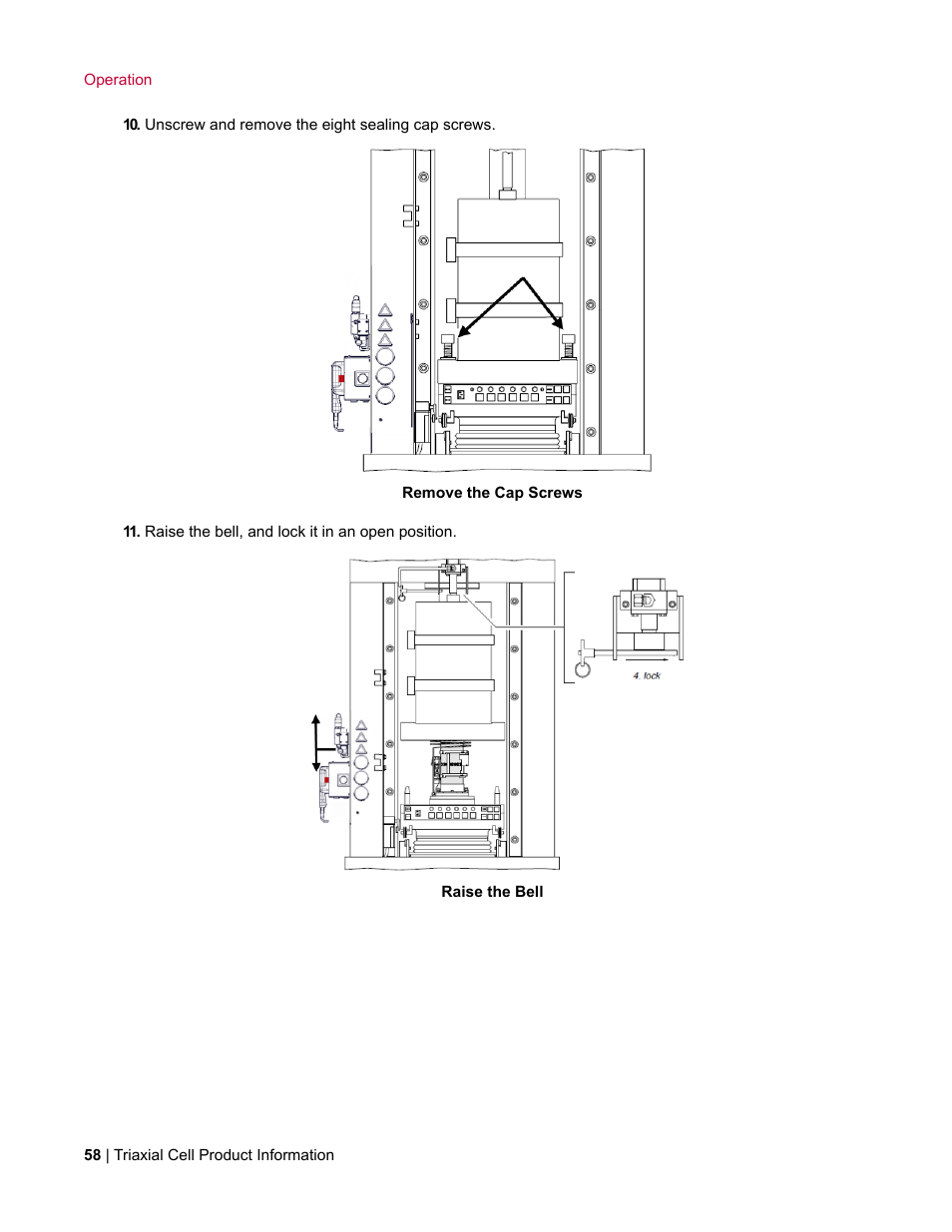 MTS Triaxial Cell Models 656-06 User Manual | Page 58 / 86