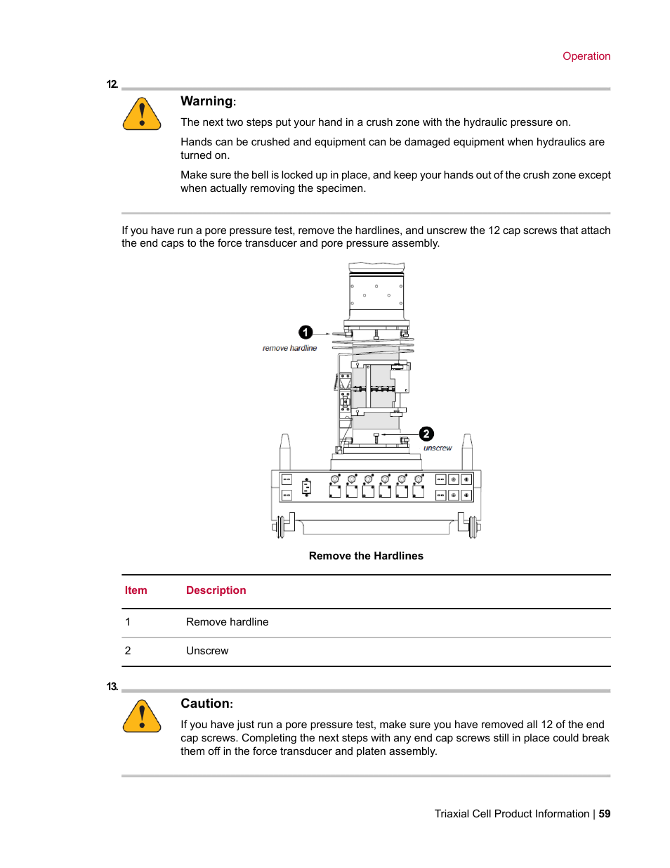 MTS Triaxial Cell Models 656-06 User Manual | Page 59 / 86