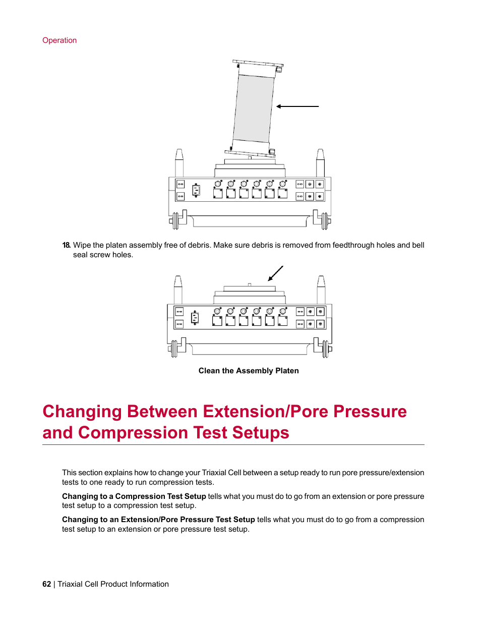 MTS Triaxial Cell Models 656-06 User Manual | Page 62 / 86