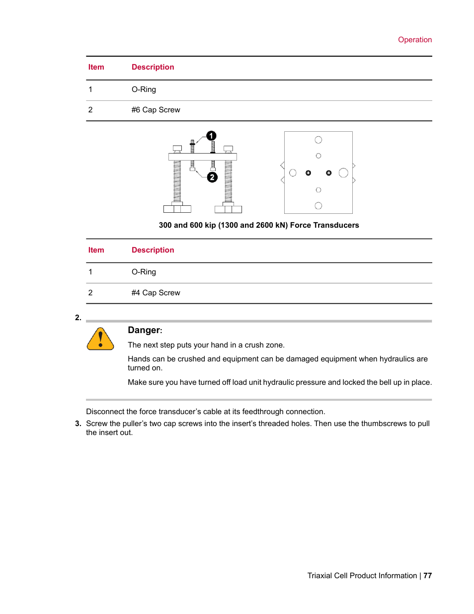 MTS Triaxial Cell Models 656-06 User Manual | Page 77 / 86