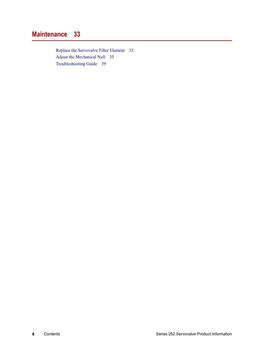 Maintenance 33 | MTS Series 252 Servovalves User Manual | Page 4 / 42