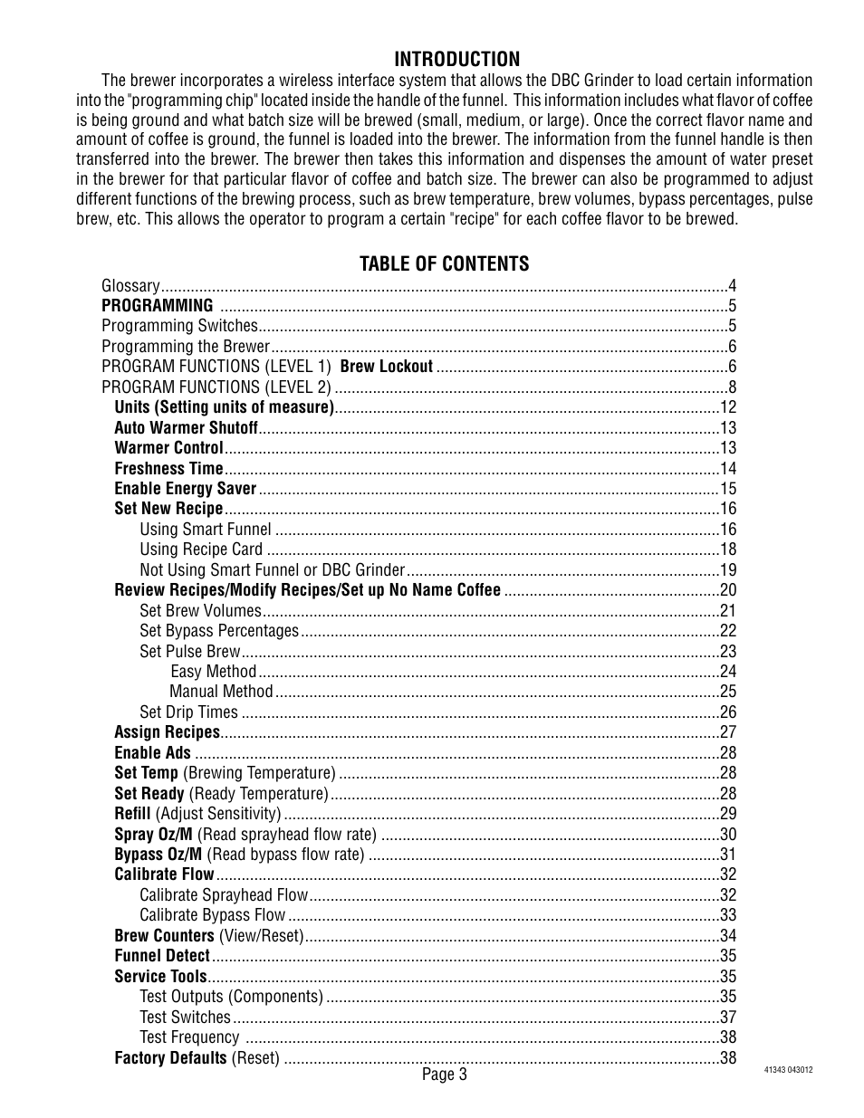 Bunn DUAL GPR-DBC WITH SMART FUNNEL 41343 User Manual | Page 3 / 38