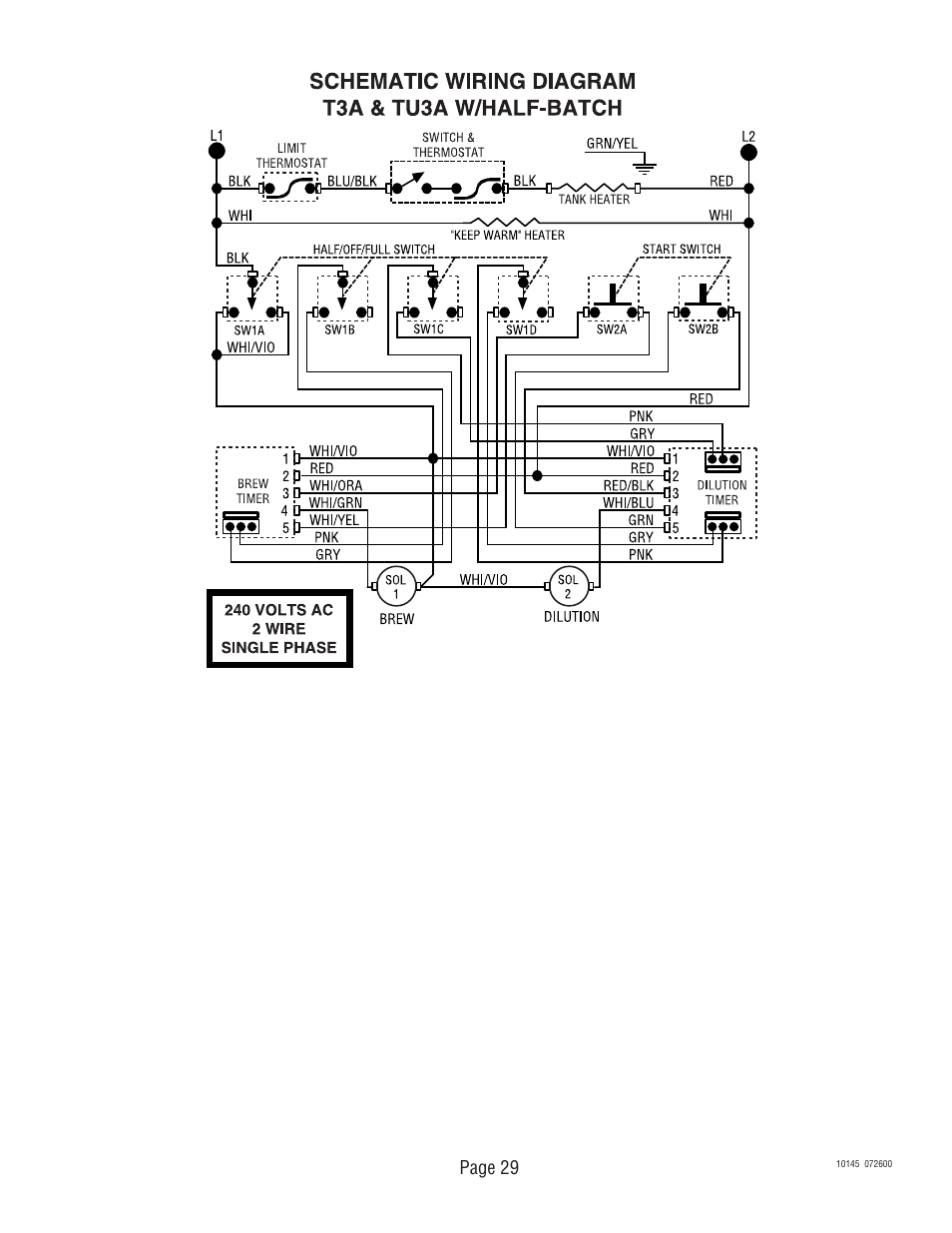 Page 29 | Bunn T6A User Manual | Page 29 / 30