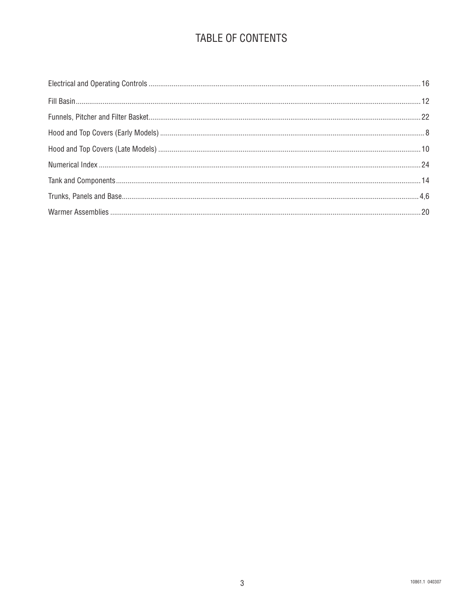 Bunn VP17A User Manual | Page 3 / 24